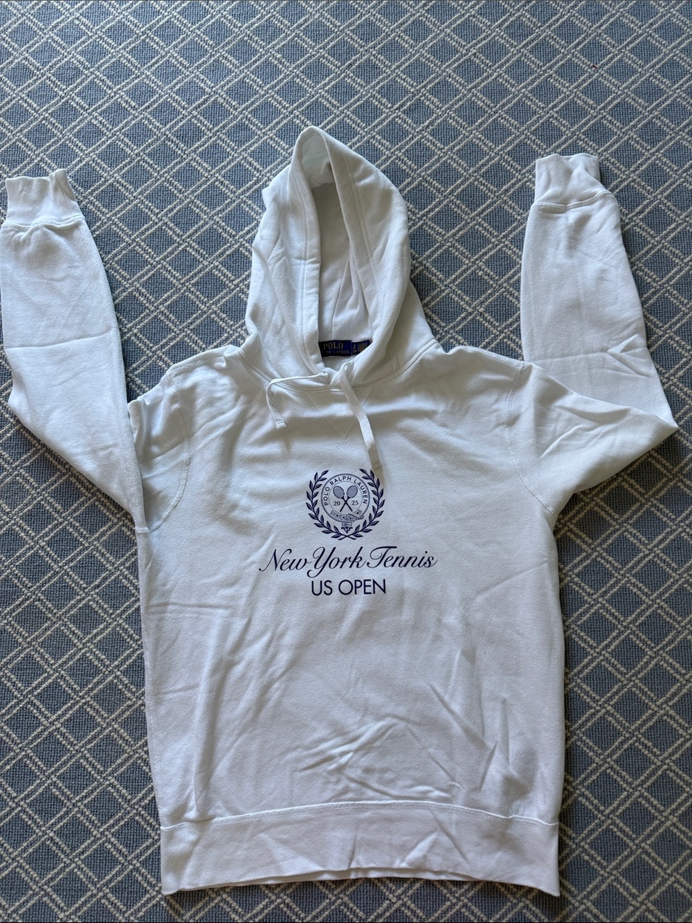 Polo by Ralph Lauren White New York Tennis US Open Crewneck Hoodie